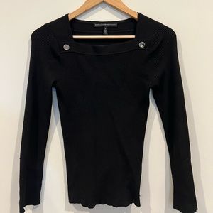 Small White House Black Market sweater - black
